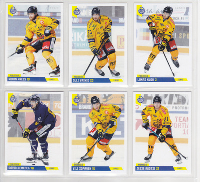 2019-20 Cardset Series 2 Lukko Team Set 12 korttia (97-108)