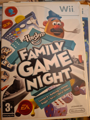WII Hasbro Family Game Night CIB