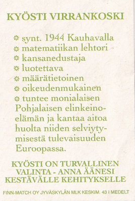 Kauhava, Kyösti Virrankoski  , 4/12