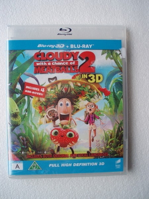 Poutapilviä ja lihapullakuuroja 2 3D Blu-ray