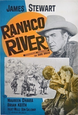 Elokuvajuliste: Ranhco River (James Stewart)