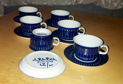 Arabia Valencia espresso kahvikupit 5 kpl