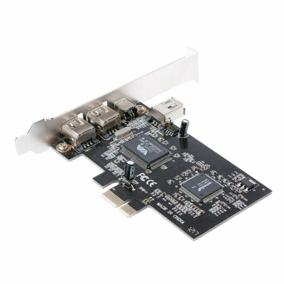 PCI Express x1 Firewire kortti 4x Firewire