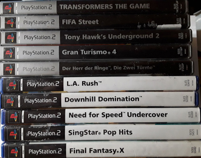 10 KPL PS2 PELIKOTELOA
