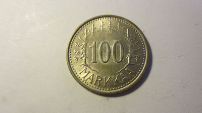 100 markkaa 1957
