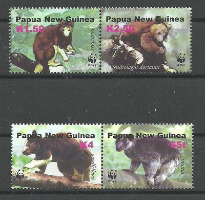 WWF-merkit kenguru, eläinaiheinen sarja PAPUA-UUSI-GUINEA **