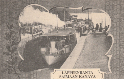 LAIVAKORTTI - S/S MATTI SAIMAAN KANAVALLA