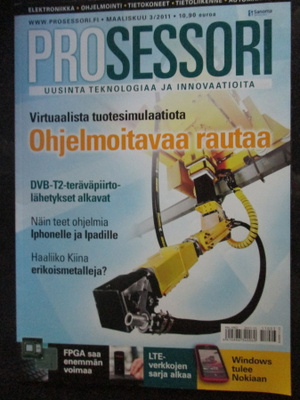 PROSESSORI TIETOKONE OHJELMOINTI TIETOLIIKENNE LEHTI 3/2011