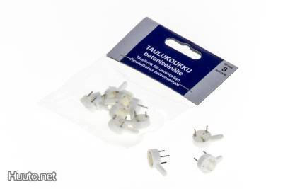 Taulukoukkuja betoniseinään 22mm 8kpl *UUSI*