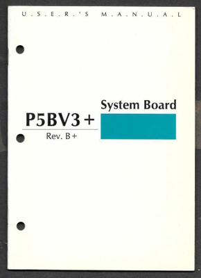 System Board P5BV3+ Rev. B+ - Users Manual