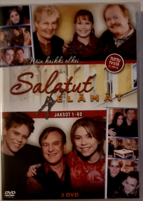 SALATUT ELÄMÄT, JAKSOT 1-40 DVD (3 DISC)