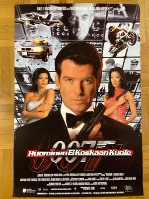 Vanha elokuvajuliste: 007 - Huominen ei koskaan kuole