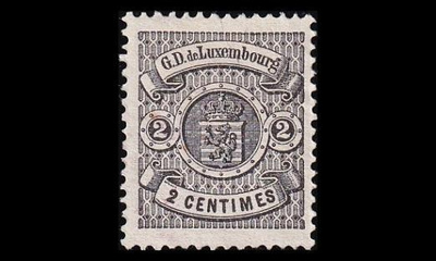 Luxemburg 38A (*) Vaakuna 2 C (13½) (1880)