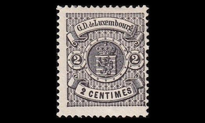 Luxemburg 38A (*) Vaakuna 2 C (13½) (1880)