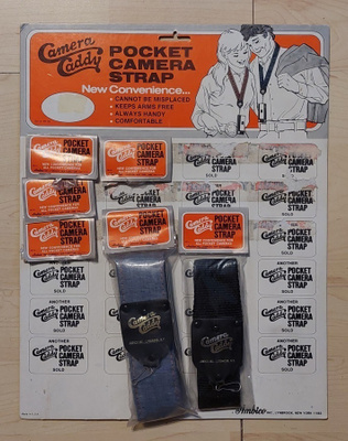 Vintage kamerahihnojen myyntitaulu (USA)