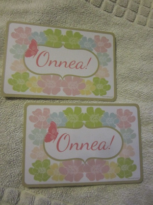 Kortti: Onnea!