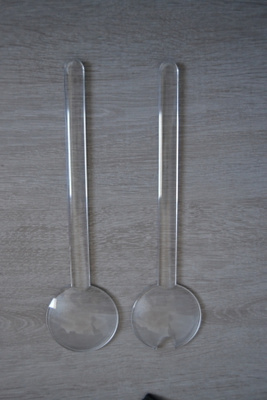 Tupperware kirkkaat Prism salaattiottimet
