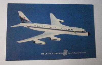 Convair 880, Delta Air Lines, väripk, ei p.