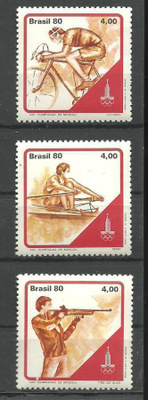 OLYMPIALAISET urheiluaiheinen sarja BRASILIA 1980 **