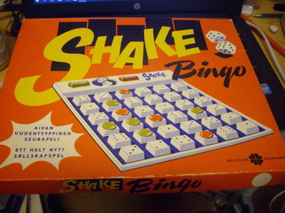 SHAKE BINGO -lautapeli  ( NELOSTUOTE ) Sis. postikulut