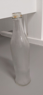 Wanha kirkas limsapullo tms. h=23 cm röpöpinta