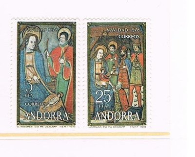 Esp Andorra 1978 - Joulu Christmas ++