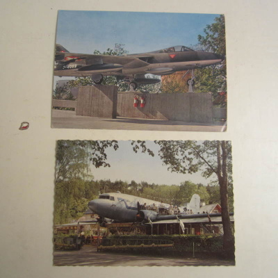 Lentokone-postik.La Suisse vigilante"Hunter" ja DC-3 Fritze
