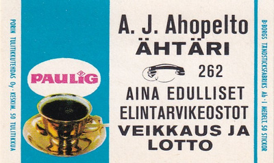 Ähtäri, A. J. Ahopelto , Paulig     7/3