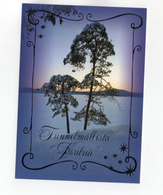 LUMIMAISEMA °°TUNNELMALLISTA JOULUA°°- KORTTI / M.Roisko