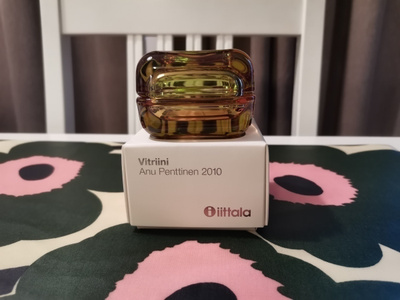 Iittala Vitriini rasia 60x60 mm, ruusuoliivi