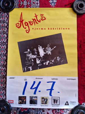 Agents & The Jorma Kääriäinen 11 .Keikkajuliste