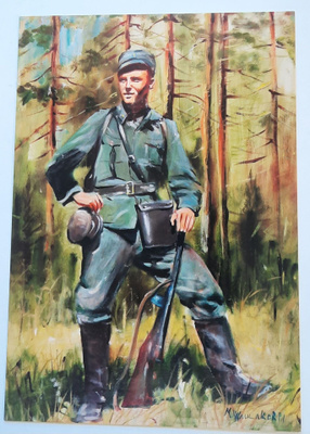 Lauri Törni postikortti