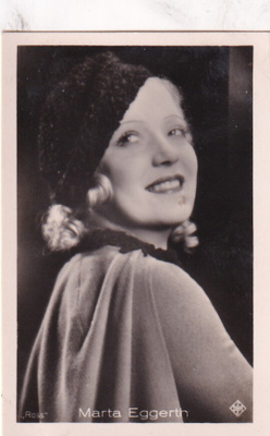 Marta Eggerth . Filmitähti, Star.  s42