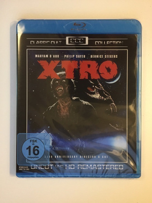 X-TRO (Blu-ray) Uncut & Remastered! (1983) UUSI