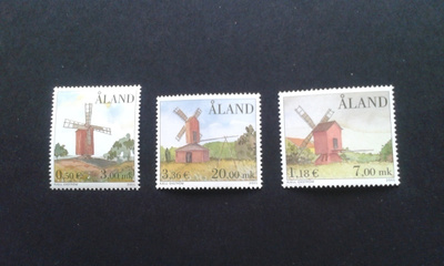 åland 2001 tuulimyllyjä**