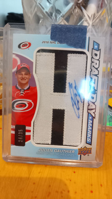 Draft Day lettermen gauthier! 24/35!