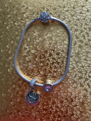 Rannekoru käärmeketju +2charm