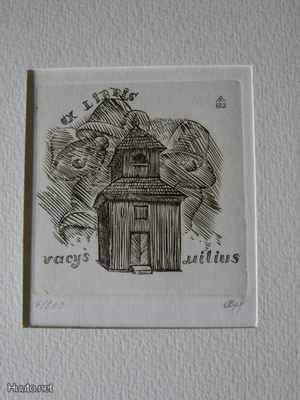 Exlibris L.Kuris Vacy´s milius 6/200 Unkarilainen?