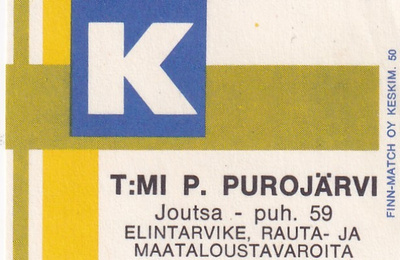 Joutsa. T:mi P. Purojärvi    3/4
