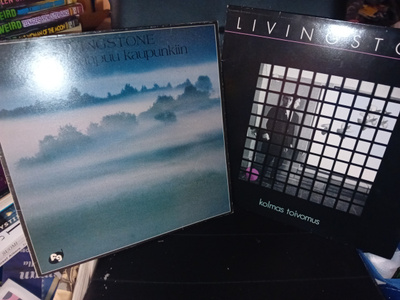 2 kpl Livingstone yhtyeen LP levyjä ( SIS POSTIKULU )