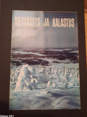 Metsästys ja kalastus 1968, n°12 joulukuu