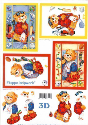 3D °°NALLE & GOLF, TENNIS, JALKAPALLO°°