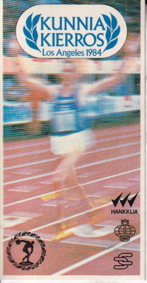 Kunnia kierros. Los Angeles 1984. tarra. e267