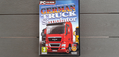 PC CD: German Truck Simulator peli (2010)