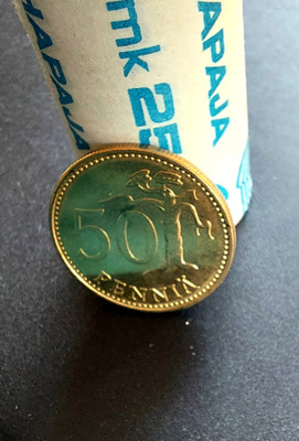 50 penniä 1971 UNC