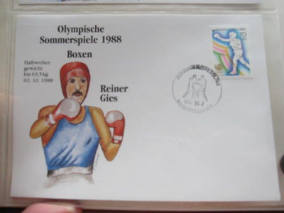 Soul 1988 nyrkkeilyn olympia voittaja Reiner Gies kuorella