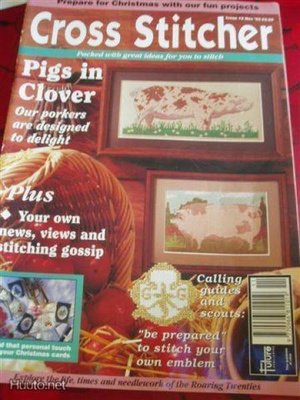 Ristipistolehti Cross Stitcher 12 Possuja ja joulua