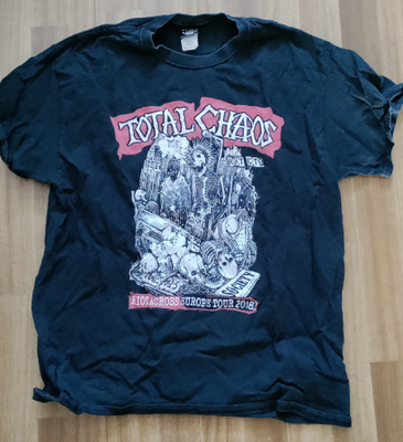 Total chaos - riot across Europe tour 2018 t-paita