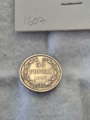 50 penniä 1907, Suomi