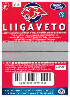HIFK SM-LIIGA LIIGAVETO Arpa v.2003